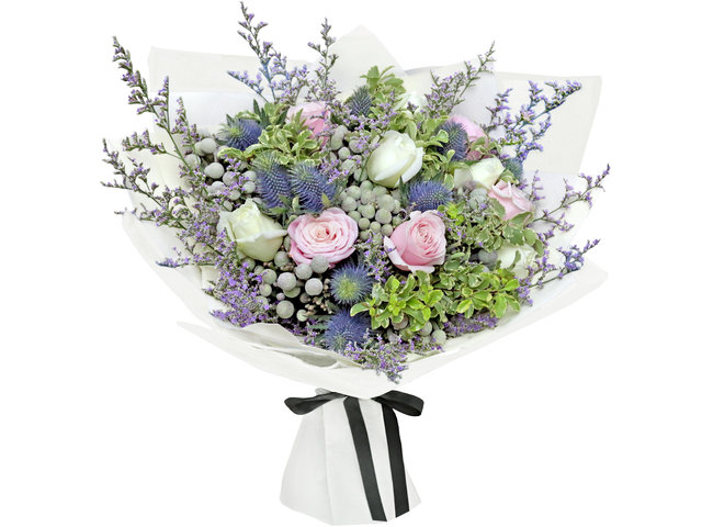 Florist Flower Bouquet - France Style Florist Gift Bouquet RD01 - L76602910b Photo