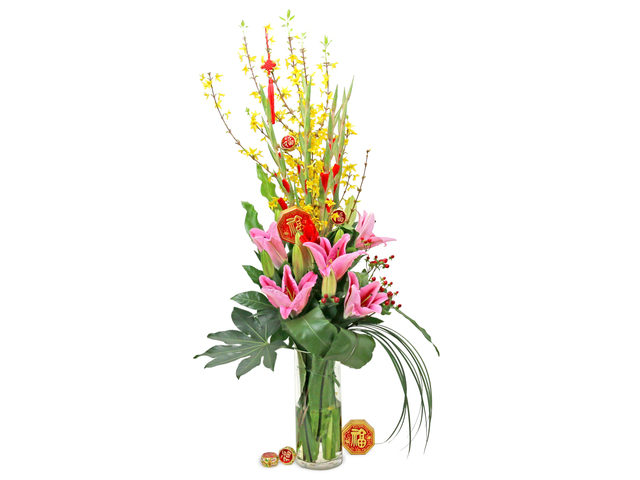 Florist Flower in Vase - CNY Florist Deco CL07 - L76604663 Photo