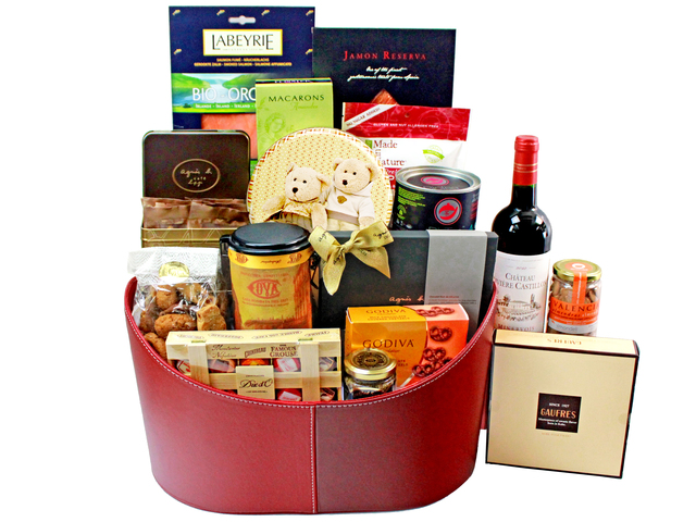 Wine n Food Hamper - Wine Food Gift Hamper D5 - L141819 Photo