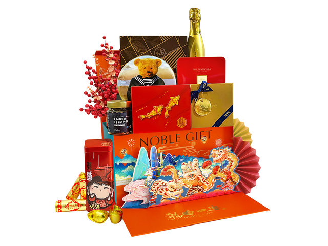 新年果籃Hamper - 2024農曆新年中國禮物籃 0109B1 - CHC0109B1 Photo