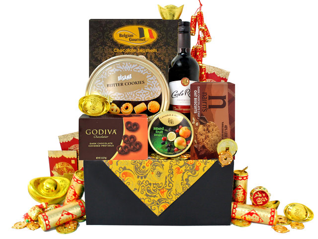 新年果籃Hamper - 農曆新年禮物籃 R72 - L36510070 Photo