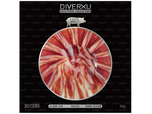 花店附加禮物 - Diverxu 西班牙醃製30月風乾純種黑毛豬火腿 50g - HR0427A5 Photo