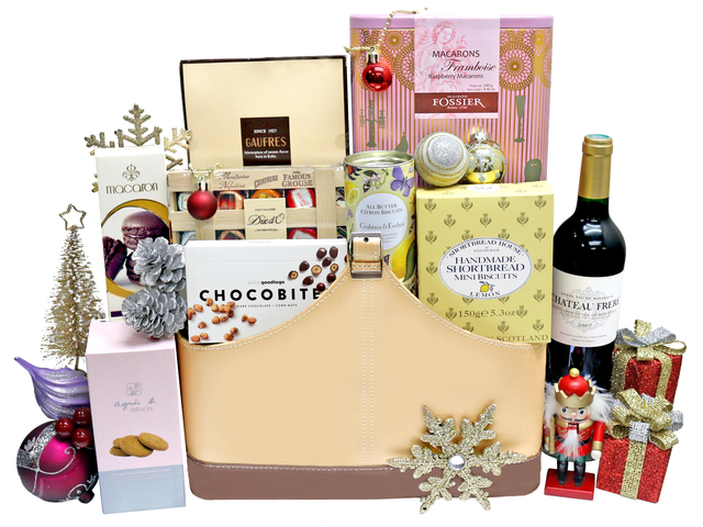 Christmas Gift Hamper - Christmas Permium Wine And Food Gift Hamper S42 - L36667015 Photo