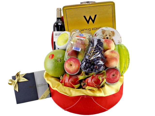 中秋果籃Hamper - W Hotel中秋月餅果籃 W6 - L89100 Photo