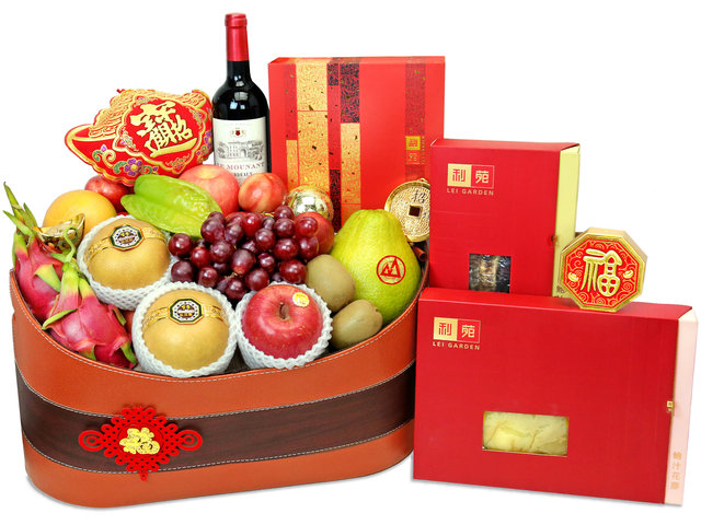 新年果篮Hamper - 农历新年拜年礼物篮 R98 - CDS0108A1 Photo